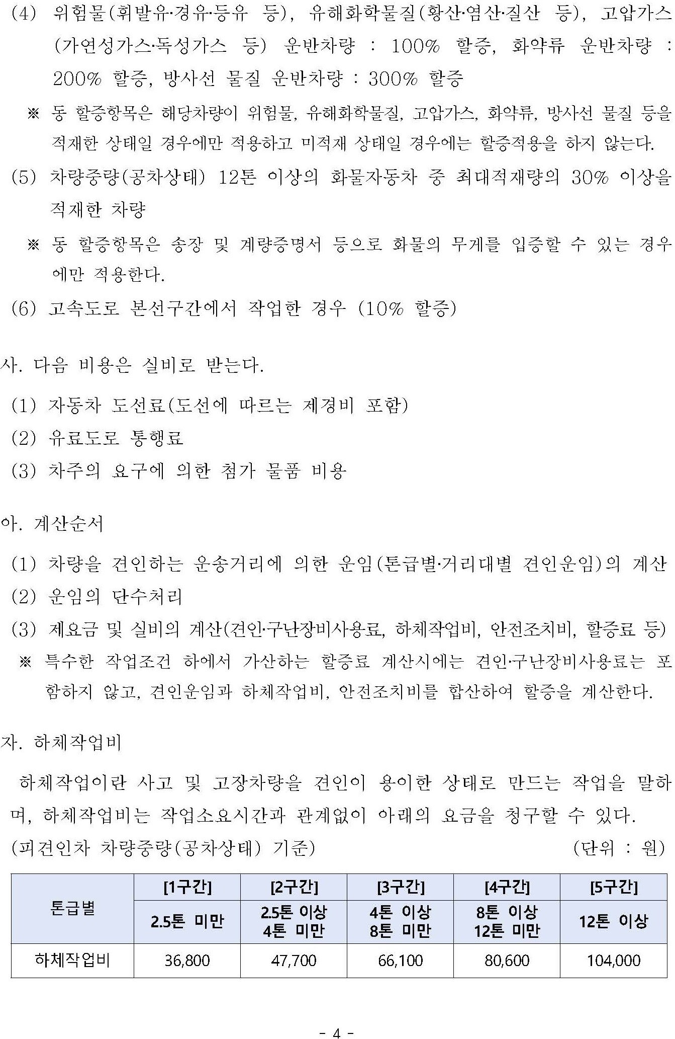 요금표 4/11